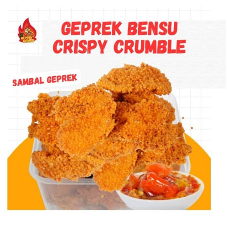 8 Pcs Ayam Crumble Geprek Bensu FREE 2 SACHET SAMBAL 20gr