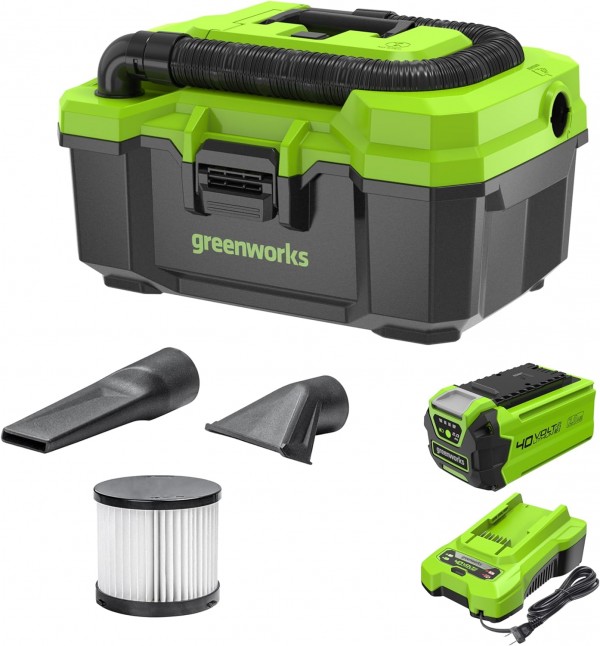 Greenworks Vacuum + Accessories