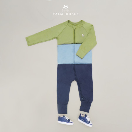 Little Palmerhaus - Baby Sleepsuit 6.0 (Jumper Bayi) - Navy Blazer, 3 Months