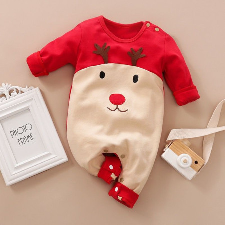 Jumper romper natal baju anak bayi laki perempuan 1 2 tahun