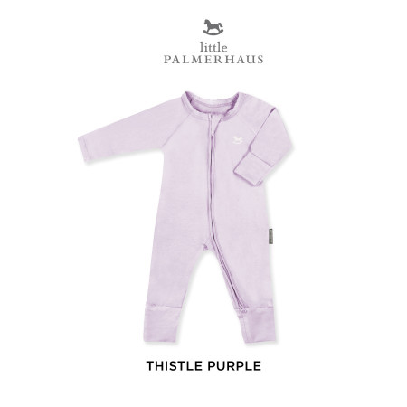 Little Palmerhaus - Baby Sleepsuit 7.0 (Jumper Bayi) - Thistle Purple, 3 M