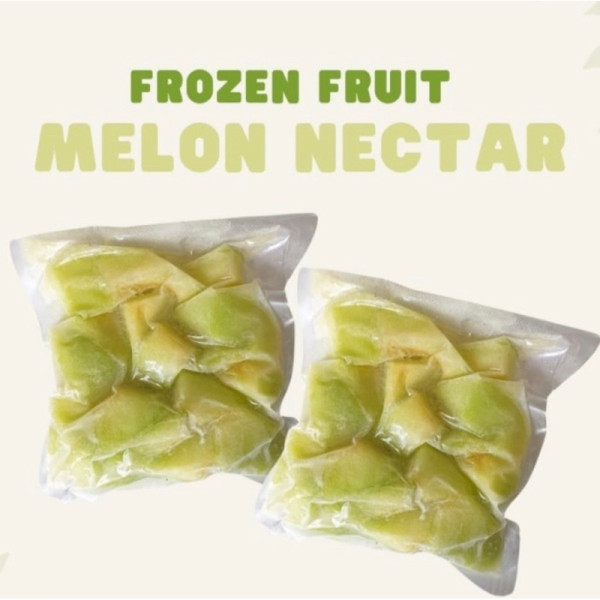 Melon Nectar Madu Potong Frozen Beku Manis - 500gr