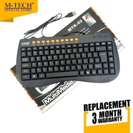 M-Tech Original Keyboard Mini Multimedia PC Laptop - MTK 02