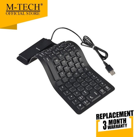 M-Tech Original Flexible Keyboard USB Fleksibel