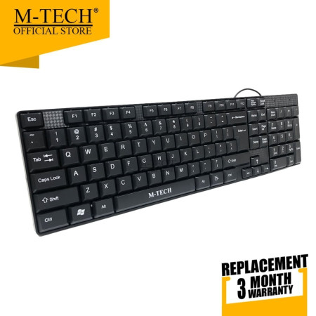 M-Tech Original Keyboard USB Standar for PC Laptop Android