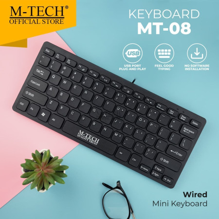 M-Tech Original Keyboard Komputer PC Laptop Multimedia for MT-08