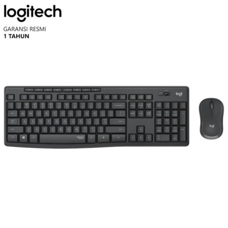 Logitech MK295 Silent Wireless Combo Keyboard dan Mouse