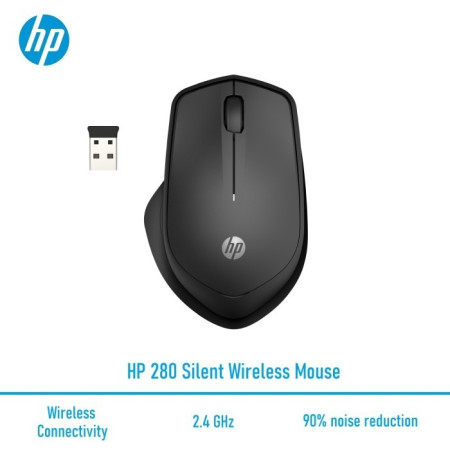 Wireless Silent Mouse HP 280 2.4GHz