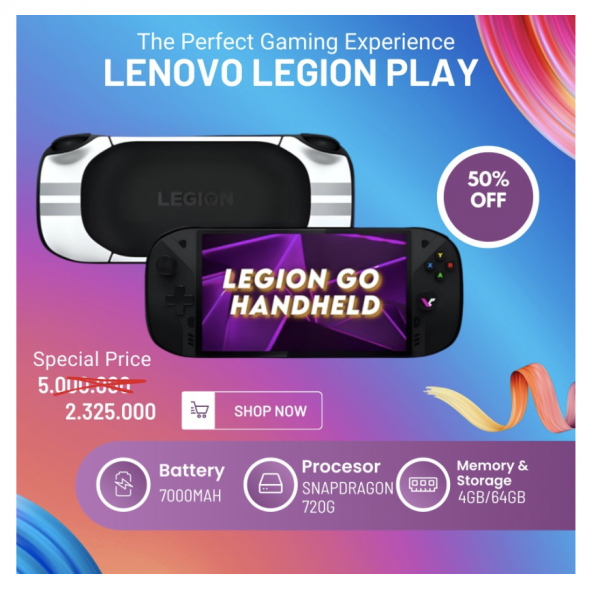 Lenovo Legion Play handheld Android 11 game console gaming tablet