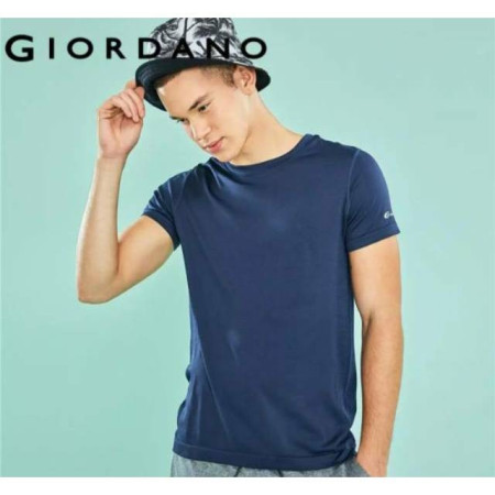 Baju Olahraga Fitness Gym Pria Giordano Sport Clothing COOLMAX Tshirt