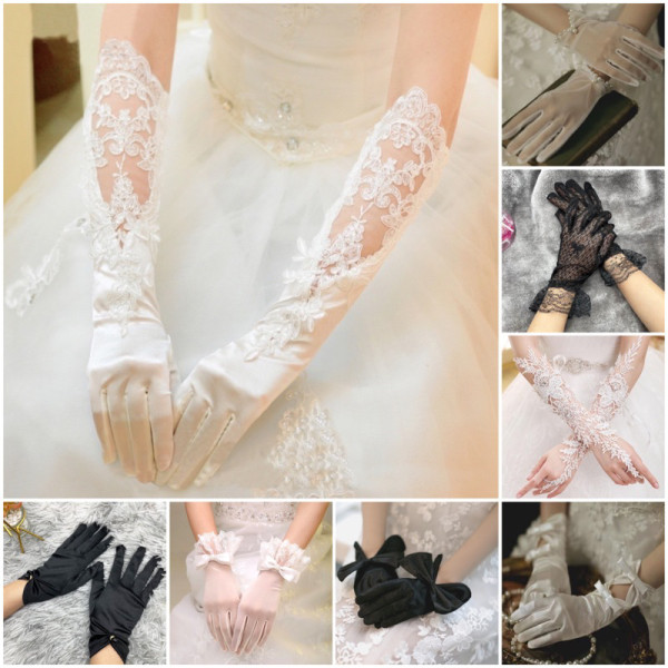 Sarung tangan Pengantin brokat/lace (bridal wedding gloves