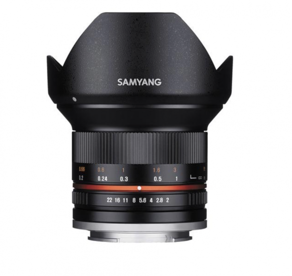 Samyang 12mm f2.0 NCS CS Lens for Sony E-Mount - UNIT ONLY