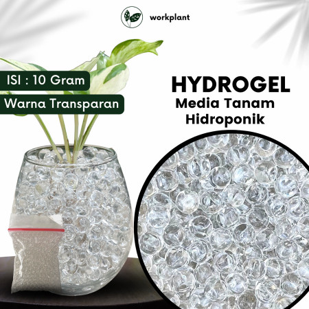 Hydrogel Transparan - Media Tanam Hidroponik Hidrogel Tanaman Bening