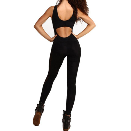 Womens Yoga Set Workout Tracksuit One Piece Sport Clothing Backless