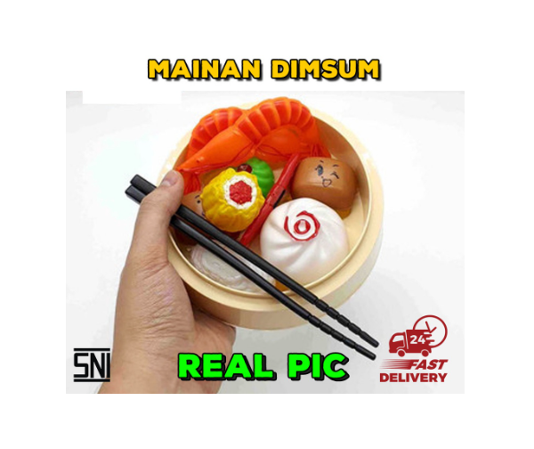 Mainan Dimsum Sushi Bakpao Siomai - Set