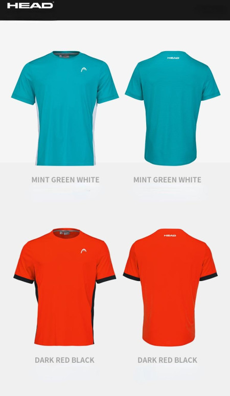 TG001 2022 Head tennis t shirt clothing men male short sleeve sport