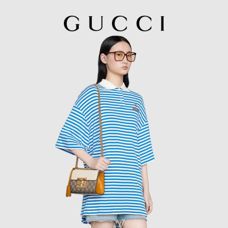 GUCCI Gucci Padlock Series Small Shoulder Backpack 409487KLQJG