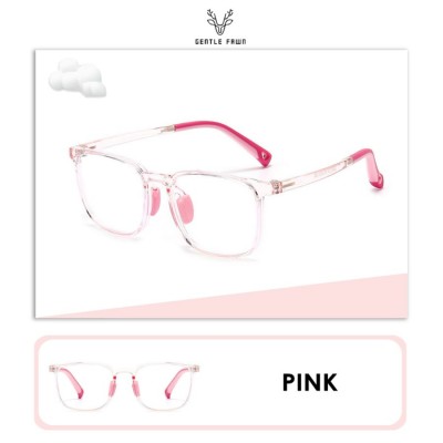 Kacamata Anak Anti radiasi Blueray komputer/HP TR90 Lentur Bulat 2289 - Pink