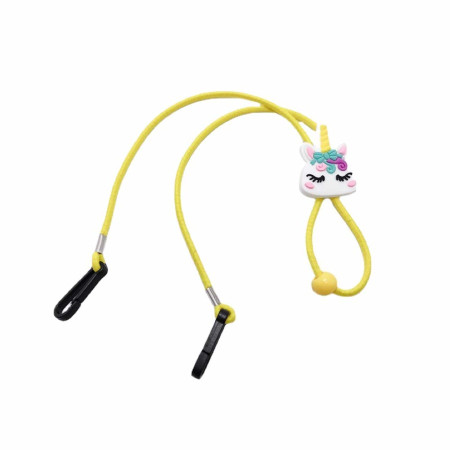Tali Strap Unicorn Earhook Kacamata & Masker Anak dan Dewasa - TL8095 - Kuning