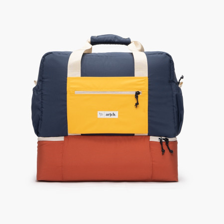 ARTCH - Pukoro Navy Orange - Duffle Bag Travel Bag