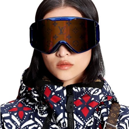 Mask Sunglasses Lv Louis Vuitton Lv Snow Mask Navy Terbaru