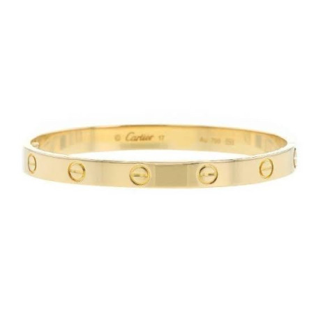 Original Authentic Love Cartier Bracelet Gold 18 K Diamond Jewelry MAG