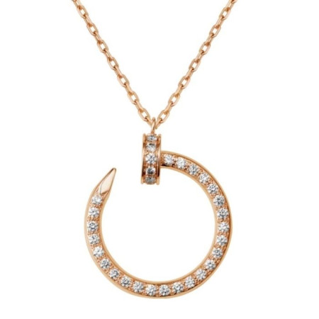 Juste un cleu Cartie diamond pendant pave 18k Gold -Diamond Jewelry