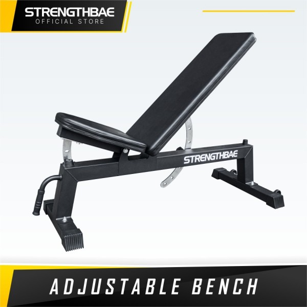 Adjustable Gym Bench STRENGTHBAE - Kursi Gym Adjustable Flat incline
