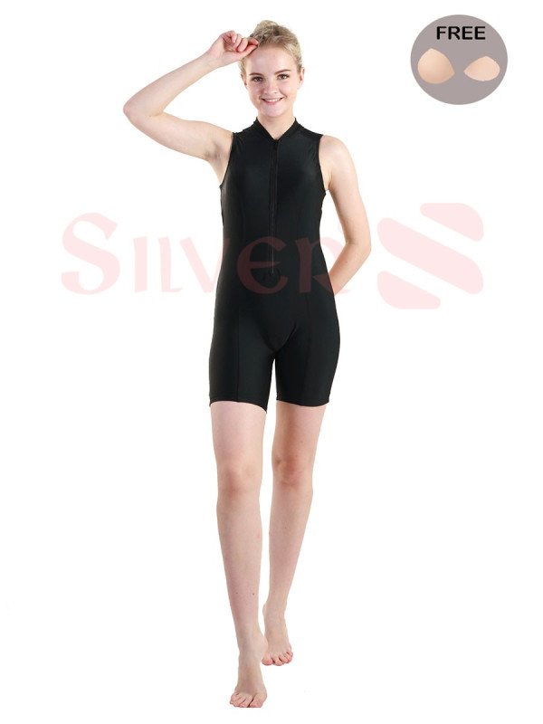 Silver Baju Renang Wanita Pakaian Renang Dewasa Model Diving - 11001Bl - XXL