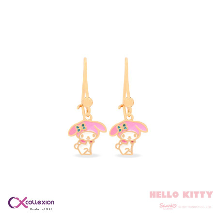 Collexion Sweet My Melody Earrings - Anting Anak Lapis Emas CX72210005G