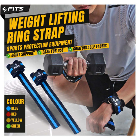Lifting Ring Strap Original Strap Gym Fitness Alat Bantu Fitness