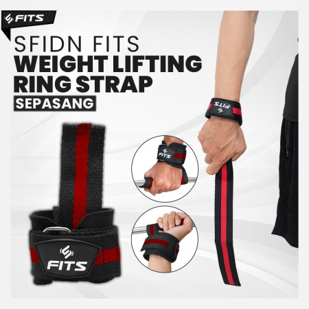 Lifting Ring Strap Original Strap Gym Fitness Alat Bantu Fitness
