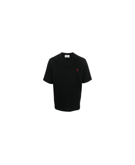 Red Ami De Coeur Boxy Fit T-Shirt Black