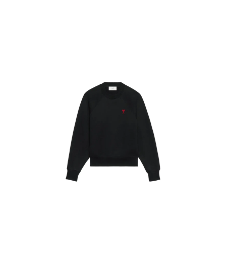 Red Ami De Coeur Heavy Loopback Boxy Fit Sweatshirt Black