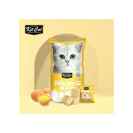 Kit Cat Freeze Dried Yogurt Yums Snack Cemilan Sehat Kucing