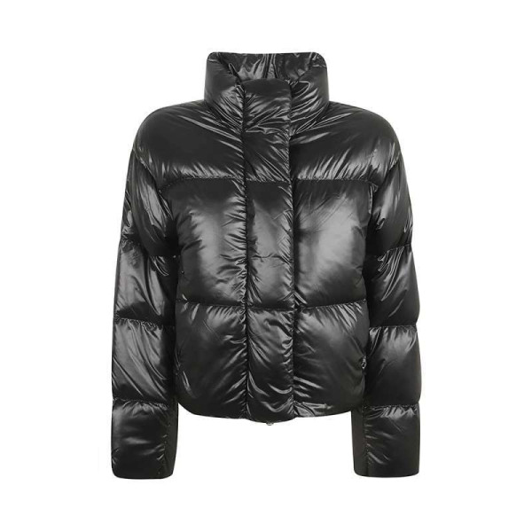 Cypress Cropped Puffer Jacket Black Label Black