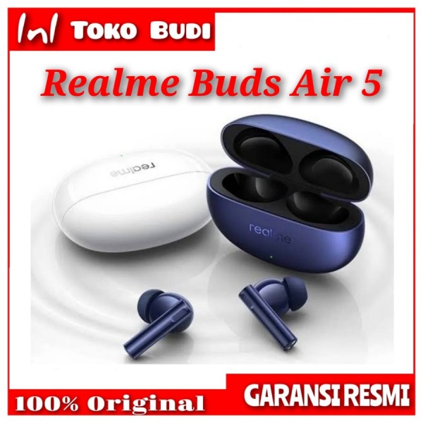 realme Buds Air 5 - Up to 38 Hours Playback | 50dB Noise Cancellation - Deep Sea Blue
